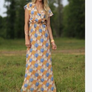 Shabby Apple Delilah Maxi Dress Size 8